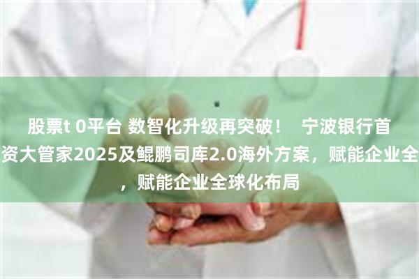 股票t 0平台 数智化升级再突破！  宁波银行首次发布财资大管家2025及鲲鹏司库2.0海外方案，赋能企业全球化布局